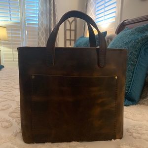 Portland Leather Good medium crossbody tote
